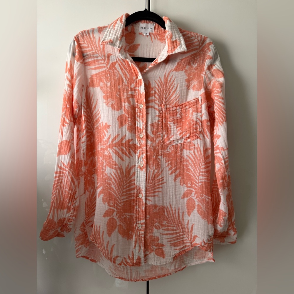 FELICITE APPAREL
BOYFRIEND TOP GAUZE small